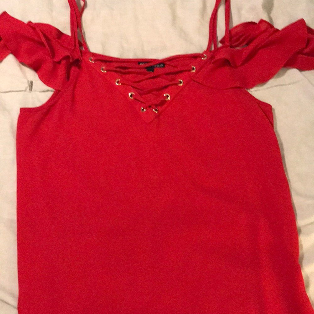 Red express blouse